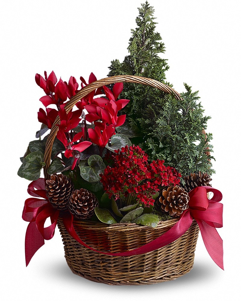 Tannenbaum Basket Bouquet