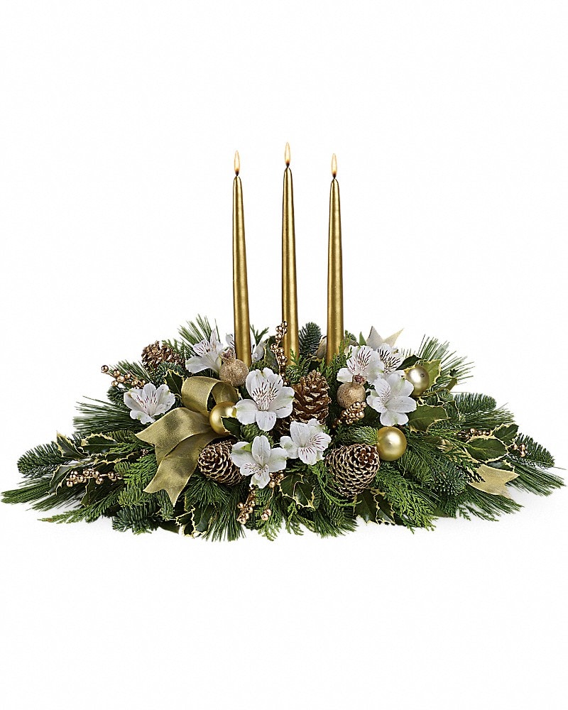 Royal Christmas Centerpiece Bouquet