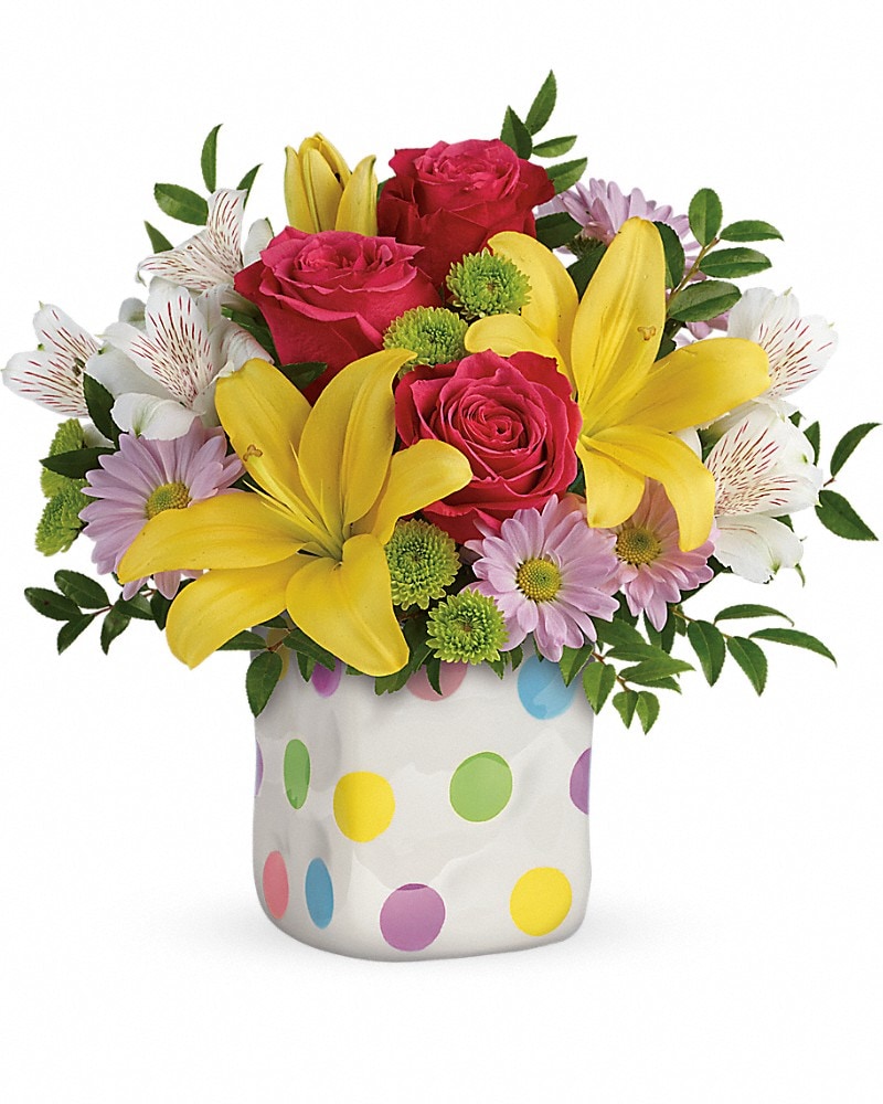 Teleflora's Delightful Dots Bouquet