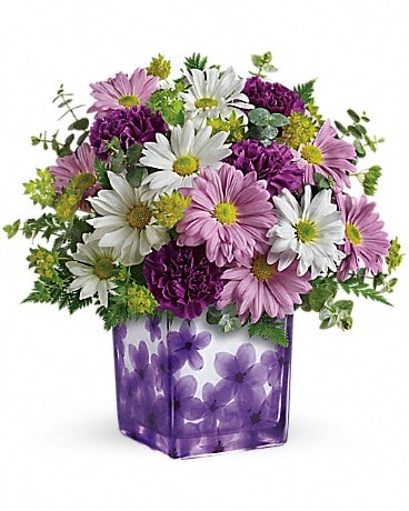 Teleflora's Dancing Violets Bouquet