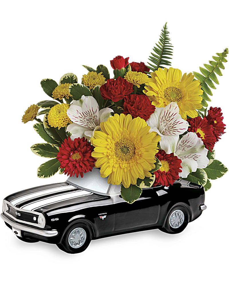 Teleflora's 67 Chevy Camaro Bouquet