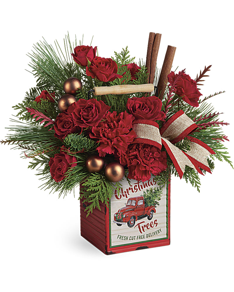 Teleflora's Merry Vintage Christmas Bouquet