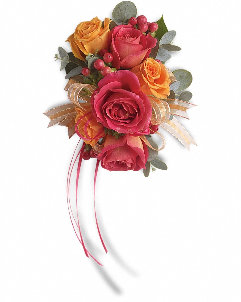 Sunset Beauty Wristlet Corsage