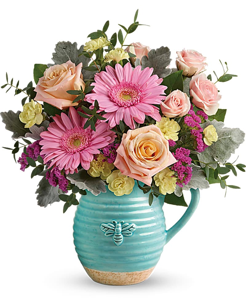 Teleflora's Bee Delighted Bouquet