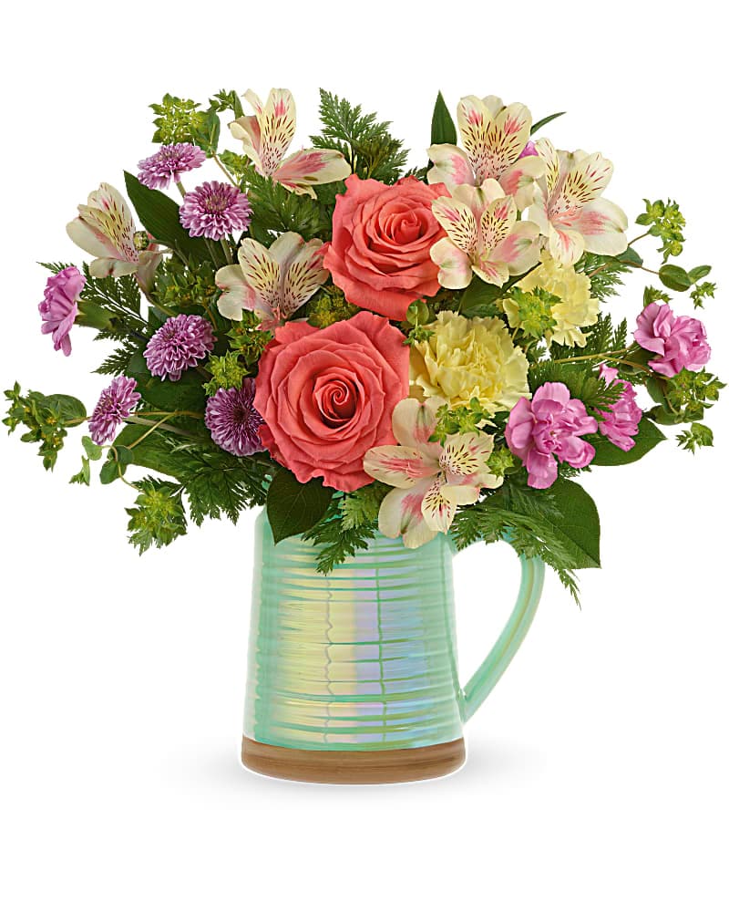 Teleflora's Pour On The Beauty Bouquet