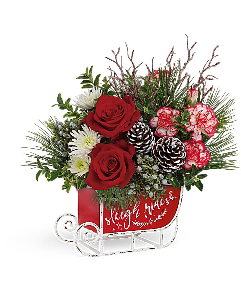 Teleflora's Dashing Sleigh Bouquet