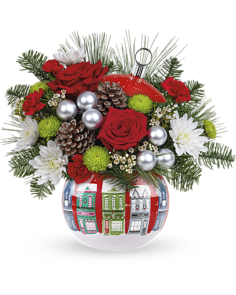 Teleflora's Enchanting Ornament Bouquet