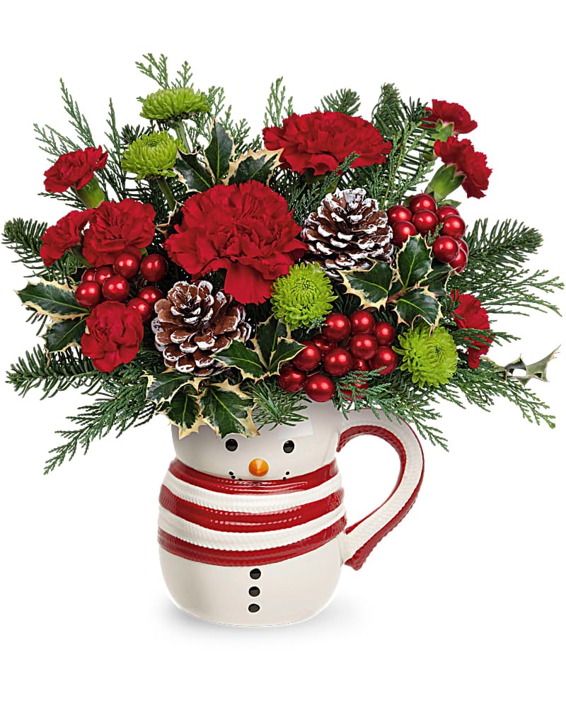 Teleflora's Send A Hug Sweet Frosty Bouquet
