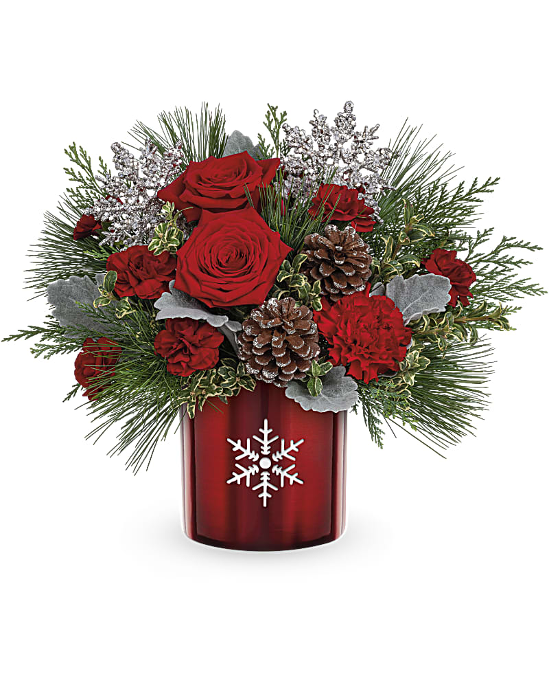 Teleflora's Magical Snowflake Bouquet