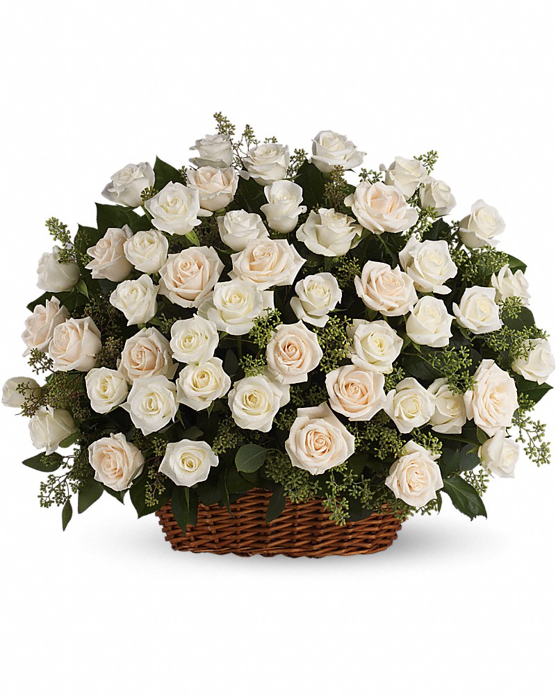 Bountiful Rose Basket Arrangement