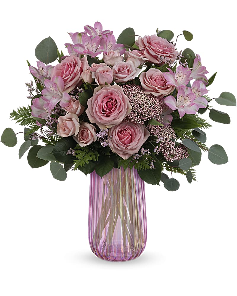 Teleflora's Rosy Iridescence Bouquet
