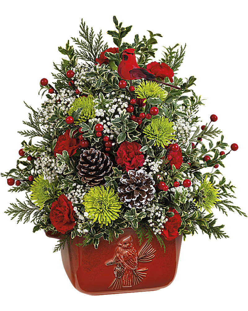 Teleflora's Cardinal Heirloom Tree
