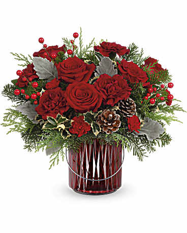 Merry Glow Christmas Bouquet