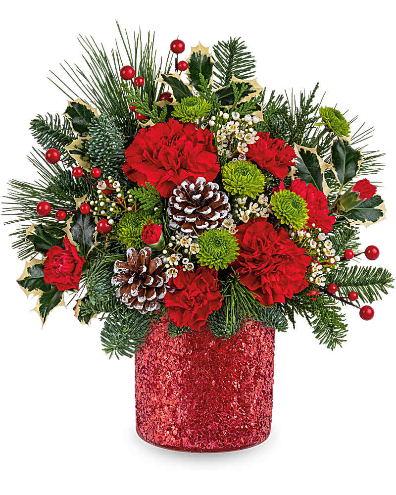 Teleflora's Crimson Wishes Bouquet