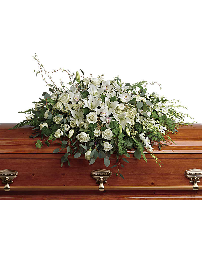 Grandest Glory Casket Spray Sympathy Arrangement