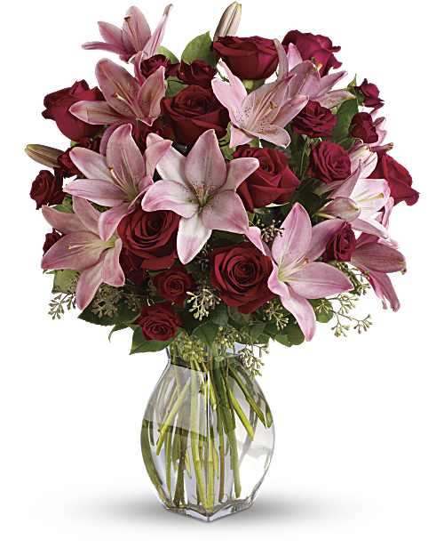 Lavish Love Bouquet with Long Stemmed Red Roses