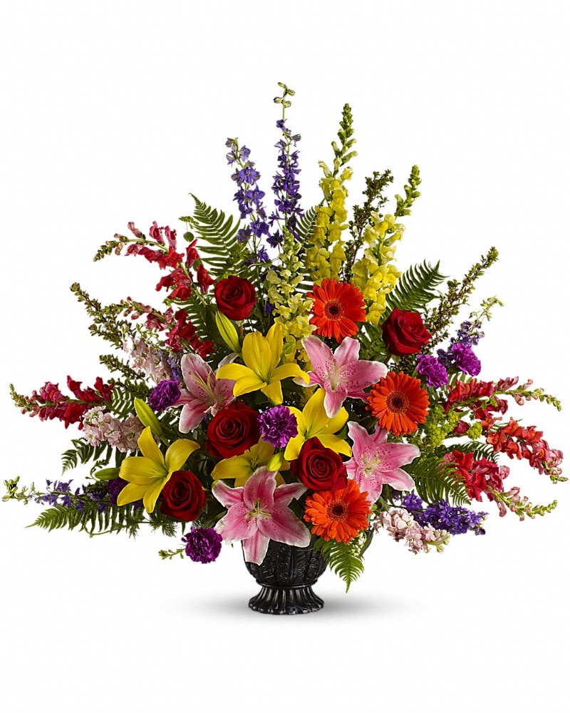 Walk in Rainbows by Teleflora Flower Arrangement