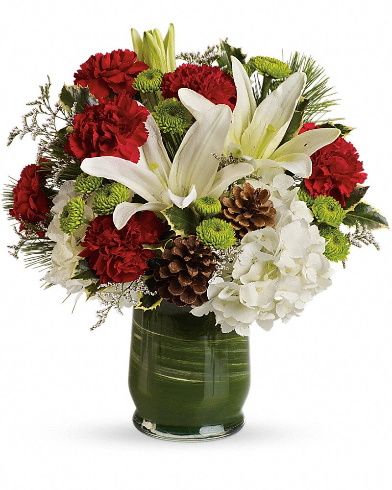 Christmas Collage Bouquet Flower Arrangement