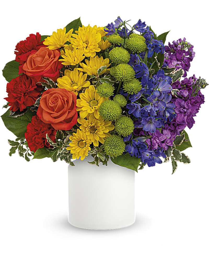 Teleflora's Rainbow Love Bouquet