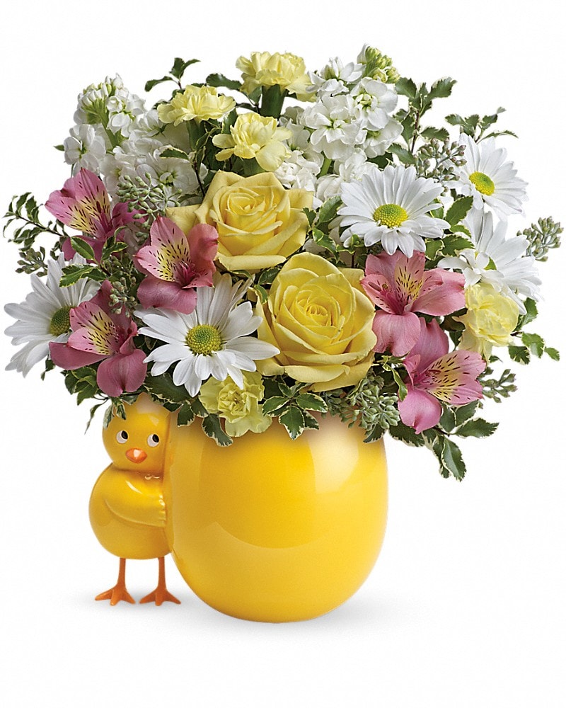 Teleflora's Sweet Peep Bouquet Baby Pink