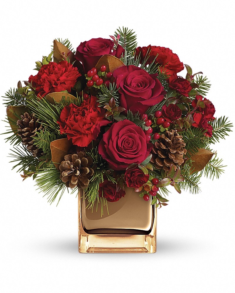 Warm Tidings Bouquet by Teleflora Flower Arrangement
