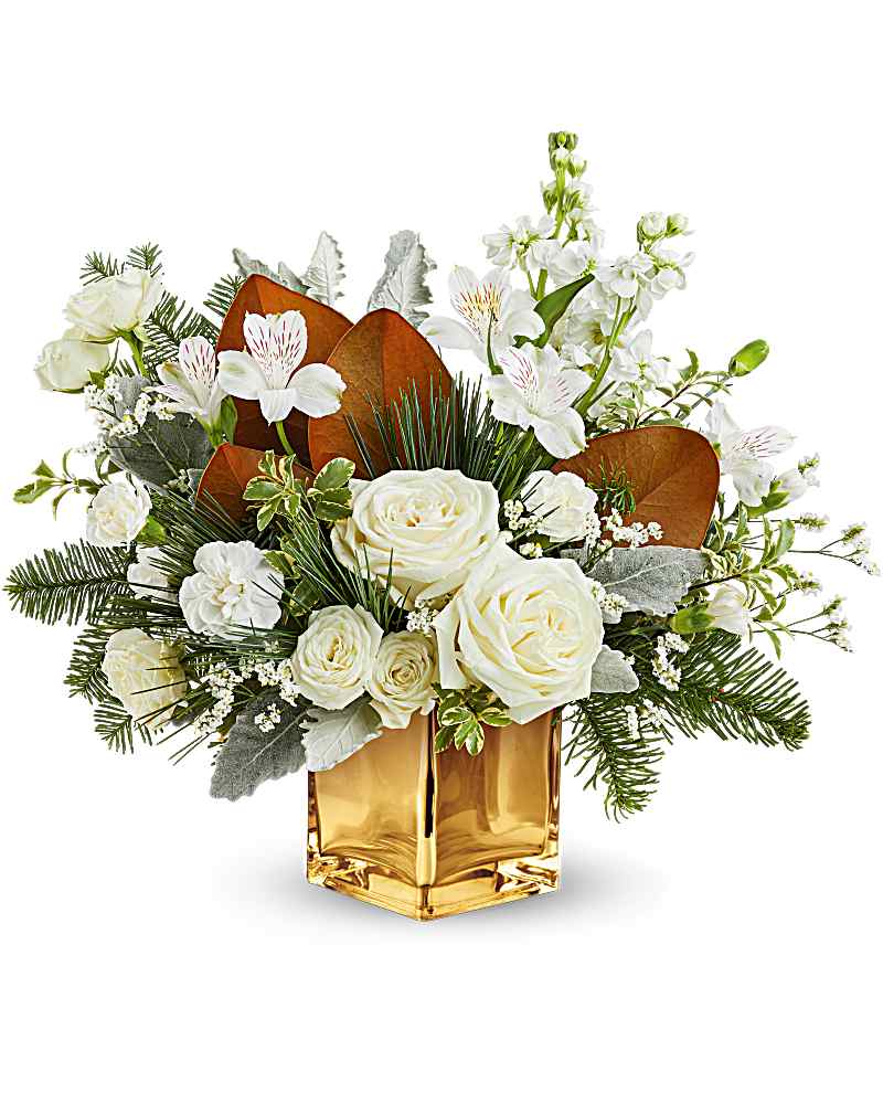 Teleflora's Golden Glitz Bouquet